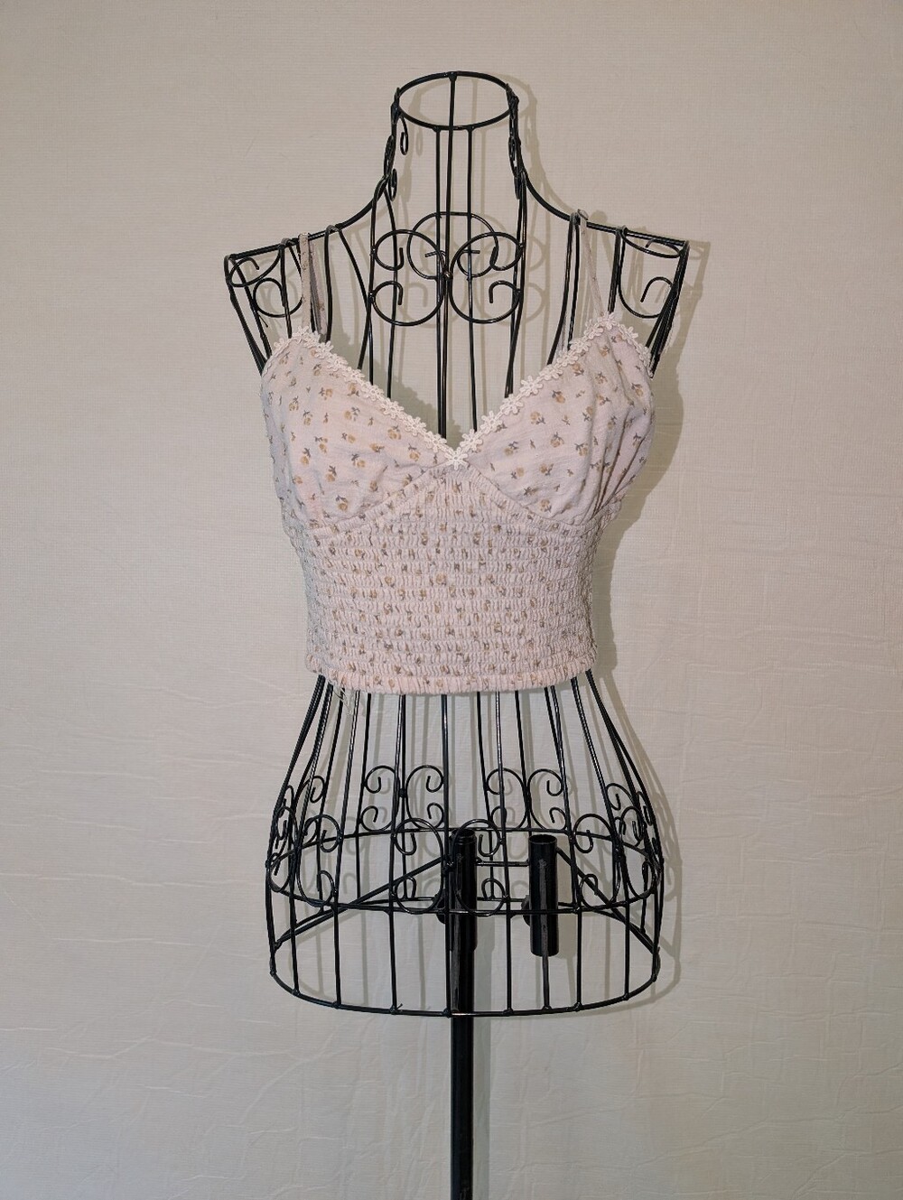 Floral Tank Top Cropped